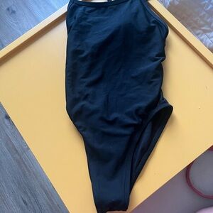 Black One-Piece Swimsuit